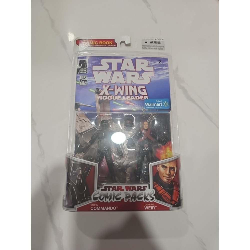 Star Wars Comic 2 Packs STORM COMMANDO + GENERAL WEIR X-WING Rogue Leader #2